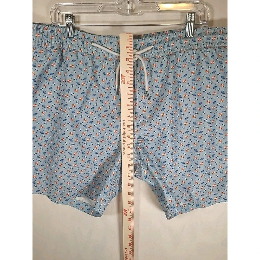 Slate & Stone Swim Trunks Mens Size‎ XL All Over Print Sun Umbrellas